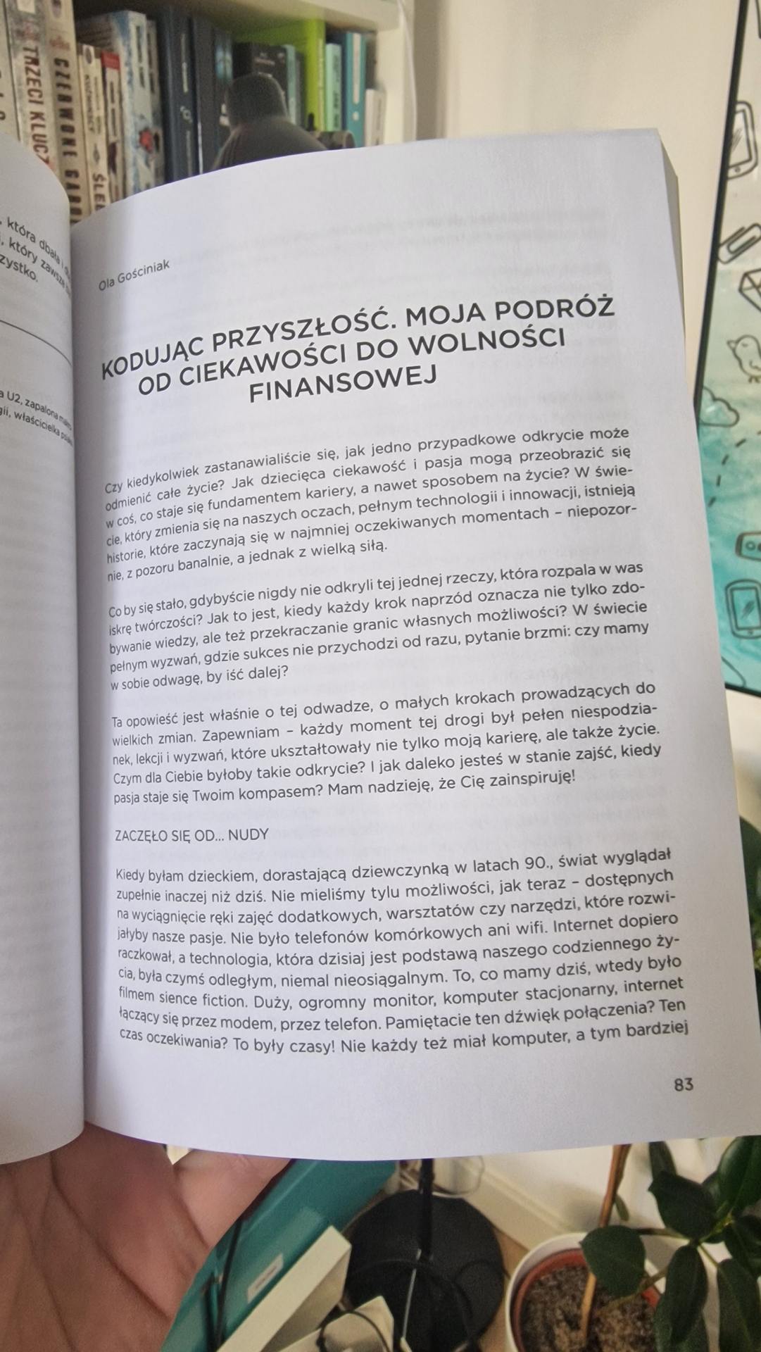 Rozdział ekspercki Oli Gościniak o biznesie online i niezależności finansowej w „Historie Twórców Vol. 3” od IMKER